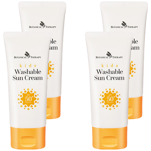 보타니컬테라피 키즈 워셔블 썬크림 SPF50+ PA++++, 60ml, 4개