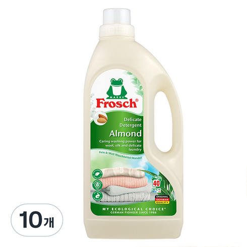 프로쉬 아몬드 세탁세제, 1.5L, 1개입, 10개