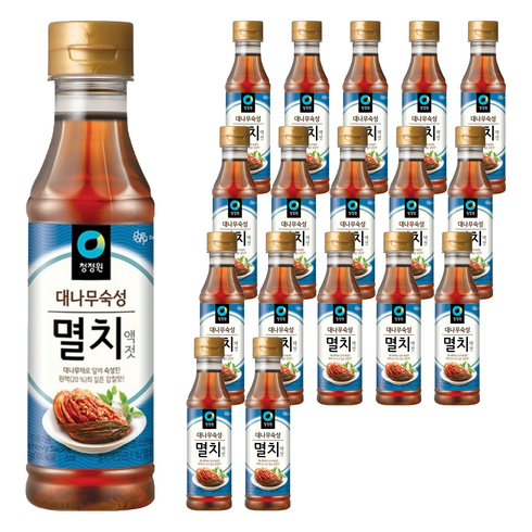 청정원 대나무숙성 멸치액젓, 500g, 18개