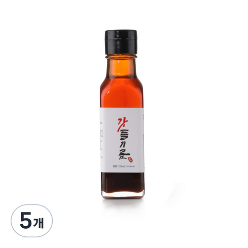순애할매농산 갓들기름, 125ml, 5개