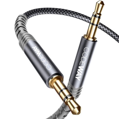 코드웨이 3.5mm AUX 스테레오 오디오 케이블, 3m, 혼합색상, 1개
