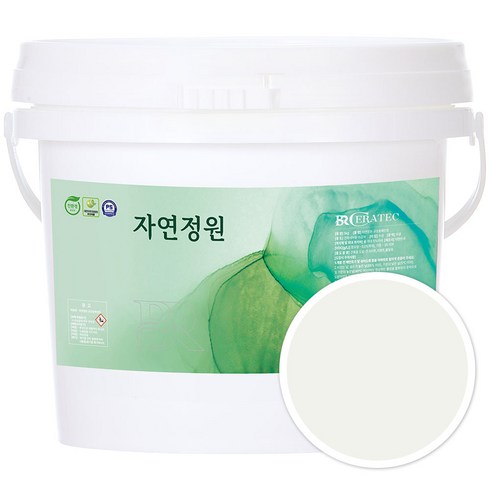 자연정원 친환경 셀프 벽지 규조토 황토 베란다 가구 결로방지 수성페인트, BR019그레이화이트, 5kg, 1개