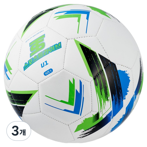 스포츠트라이브 U1 축구공 STU1, STU1-5W, 3개
