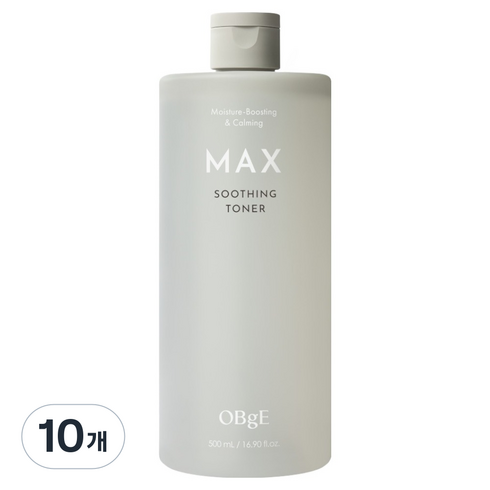 OBge 맥스 수딩 토너, 500ml, 10개
