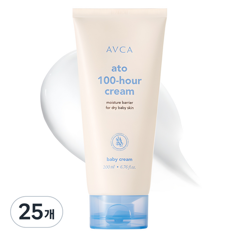 아브카 아토 100시간 초고보습 베이비 크림, 200ml, 25개