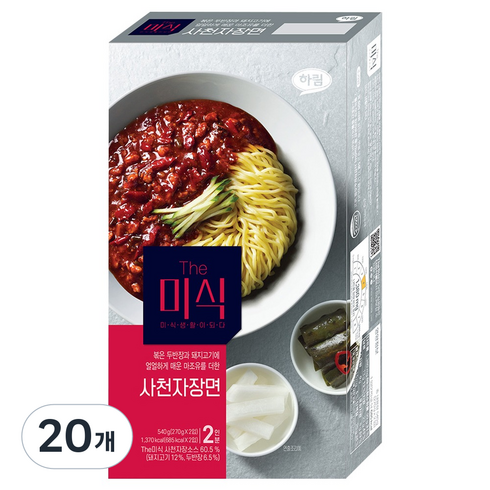 더미식 사천자장면 270g x 2p, 20개, 20개