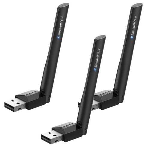 티피링크 장거리 블루투스 5.4 USB 어댑터, UB500 Plus, Black, 3개