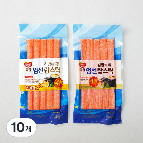 동원 엄선 랍스틱, 140g, 10개