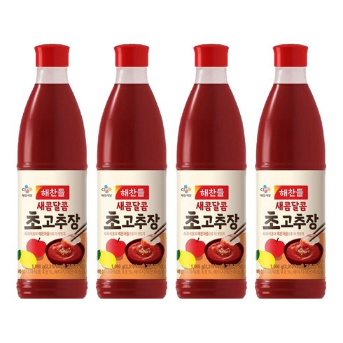 해찬들 새콤달콤 초고추장, 1.05kg, 4개