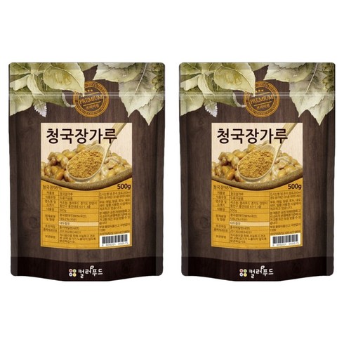 colorfood 국산 청국장 가루, 500g, 2개