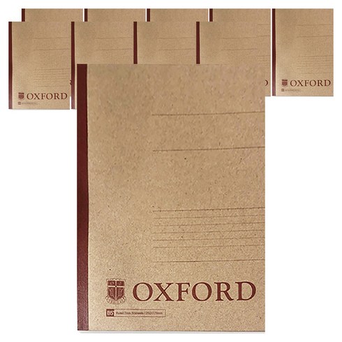 OXFORD 크라프트 잘펴지는 노트 A4 50매, 10개