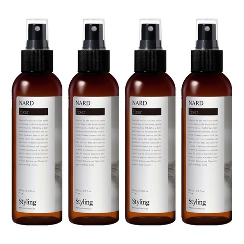 나드 부케가르니 퍼펙트 스타일링 헤어 픽서, 4개, 200ml
