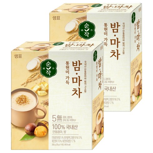 순작 통현미 가득 밤마차, 20g, 10개입, 2개