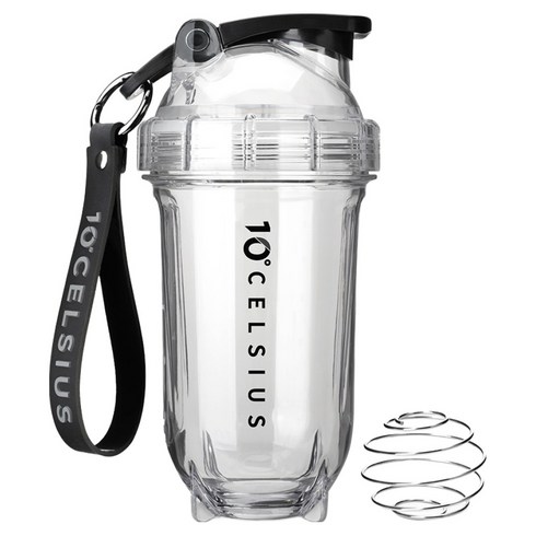 10도씨 불릿 트라이탄 쉐이커 보틀, 아이스 스트랩, 500ml, 1개