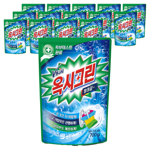 옥시크린 분말형 표백제, 700g, 1개입, 15개