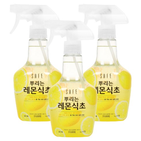세이프 뿌리는 레몬식초 주방세정제, 400ml, 3개