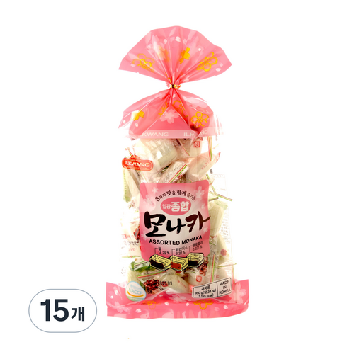 일광제과 종합모나카, 350g, 15개