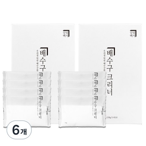 살림백서 배수구클리너, 600g, 6개