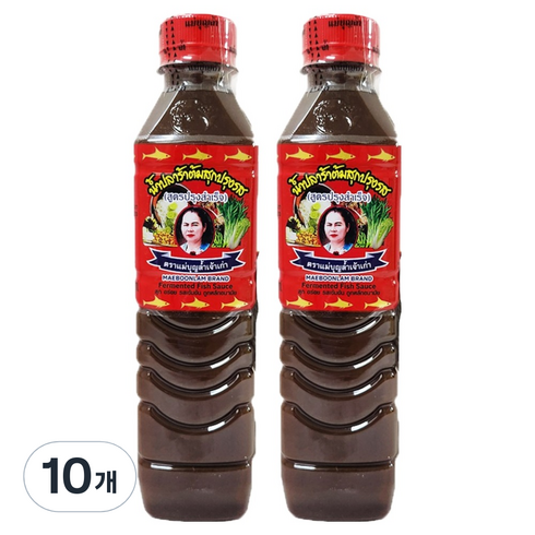 매블람 태국 레드 발효 피쉬소스, 10개, 400ml