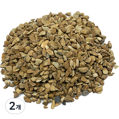샘아쿠아 리프레쉬 자갈 바닥재 3~5mm 3kg, 목문석, 2개