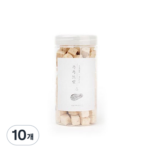 촉촉트릿 강아지 동결건조간식, 연어맛, 90g, 10개