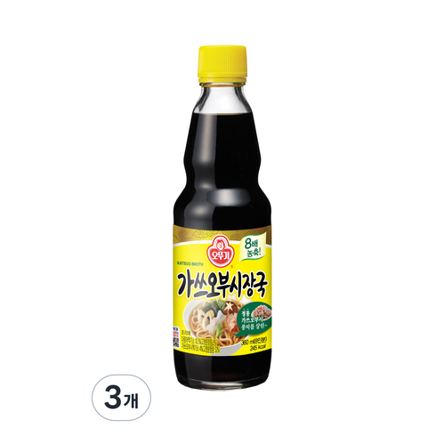 오뚜기 가쓰오부시장국, 360ml, 3개