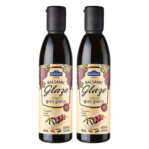 폰타나 발사믹 글레이즈, 250ml, 2개