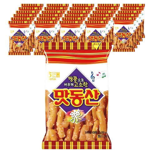 해태제과 맛동산, 38g, 100개
