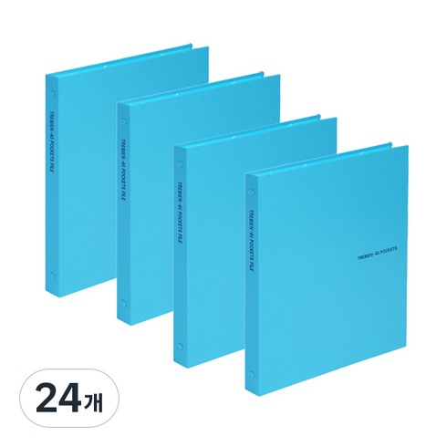 드림산업 트레비엥 클리어화일 40매, 하늘, 24개