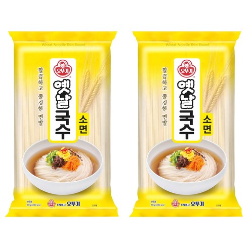 오뚜기옛날 국수 소면, 900g, 2개