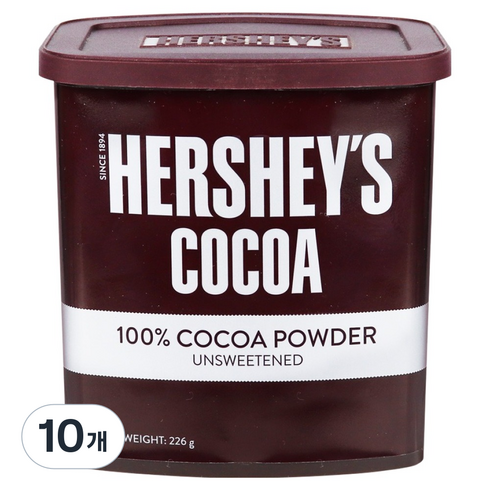 허쉬 코코아 파우더, 10개, 226g, 1개입