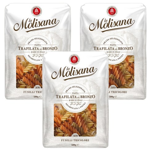 몰리자나 삼색푸실리, 500g, 3개