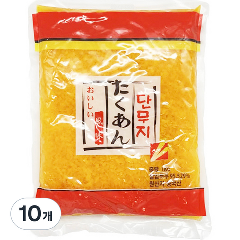 토호식품 단무지 알밥용, 1kg, 10개