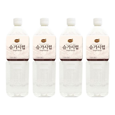 리치스 슈가시럽, 1.5L, 4개