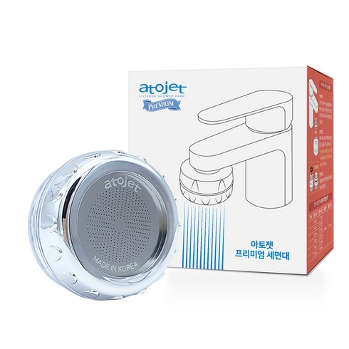 아토젯 프리미엄 세면대 필터수전, 1개
