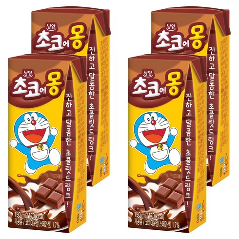 초코에몽, 190ml, 4개