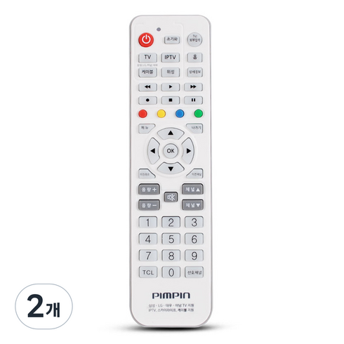 핌핀 TV 셋톱박스 통합 만능 리모컨, PB-9085, 2개