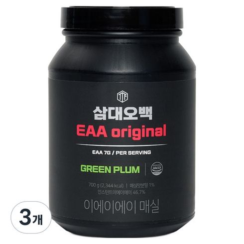 삼대오백 이에이에이 매실맛, 700g, 3개
