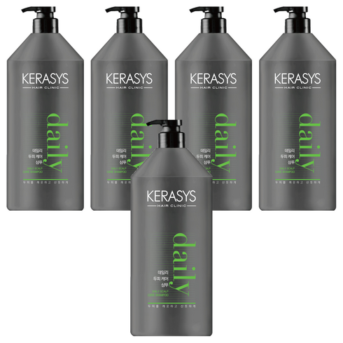 케라시스 데일리 두피 케어 샴푸, 1.5L, 5개