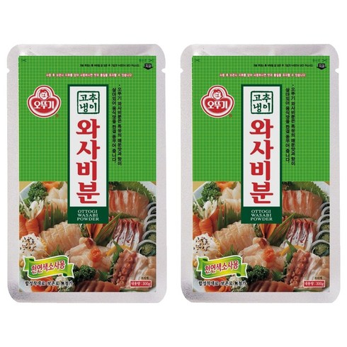 오뚜기 와사비분, 300g, 2개
