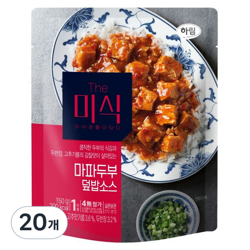 더미식 마파두부 덮밥소스, 20개, 150g