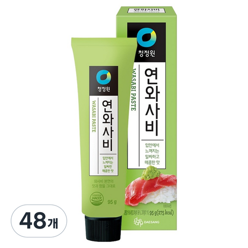 청정원 연와사비, 95g, 48개