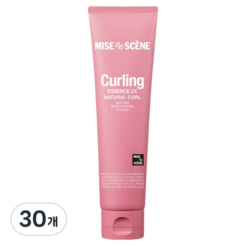 미쟝센 컬링 에센스 2X 헤어스타일링 내추럴컬, 150ml, 30개