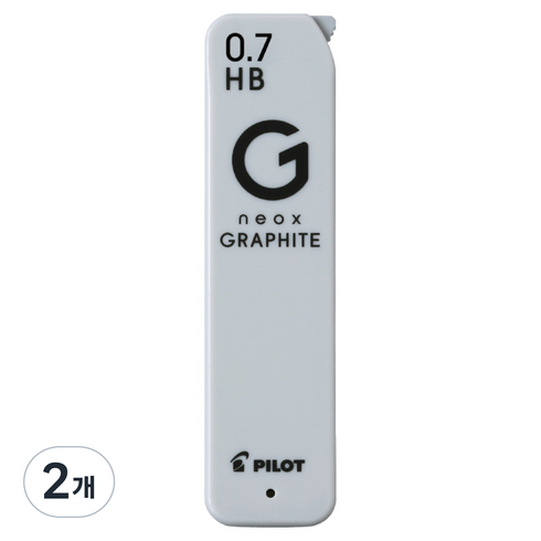 파이롯트 new 네옥스 그라파이트 샤프심 HB, 0.7mm, 2개