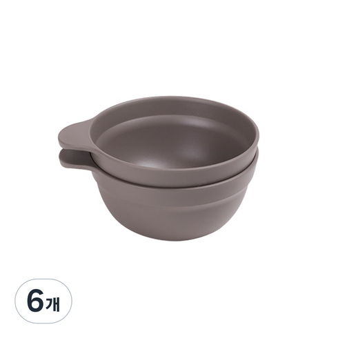 나인웨어 스몰볼 캠핑식기, 포레 그레이, 6개