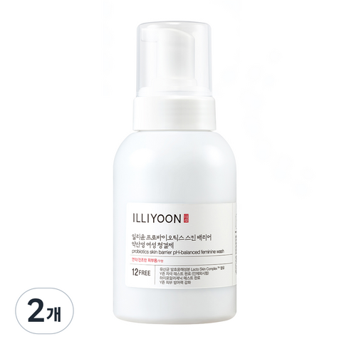 일리윤 프로바이오틱스 스킨 배리어 약산성 여성청결제 버블타입, 300ml, 2개