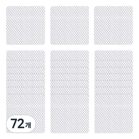 다다 욕실 바닥 미끄럼방지 스티커 투명, 72개
