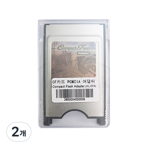 마하링크 PCMCIA TO CF 카드 리더기, ML-CFA, 2개