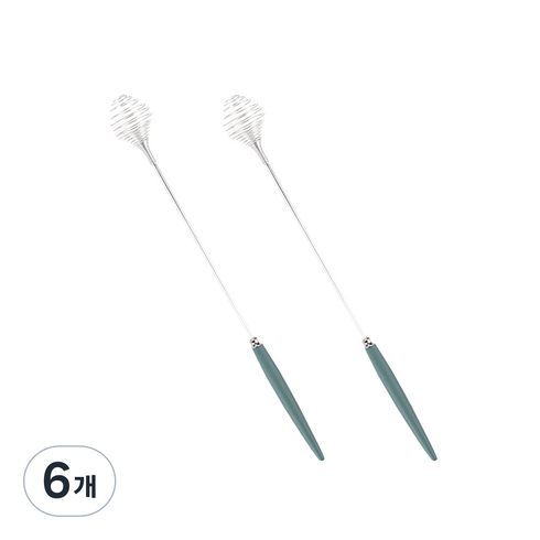 보겐 몽블랑 에펠 미니거품기 샤틴, 올리브, 6개