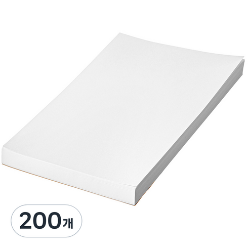 탐사 프리미엄 무지 상장용 백상지 160g, 화이트, 200개